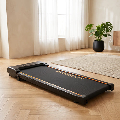 Walking pad utilisé dans un salon